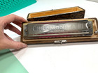 Vintage Hohner Chromonika Iii Harmonica 870 C In Original Box Made In Germany
