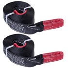 Pair  2  - Tow Strap 30ft 3  Recovery Rescue 6 5t 14000 Lb Winch Heavy Duty 3x30