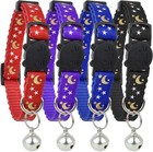 Cat Collar With Bell 4 Pack - Breakaway Glow In The Dark Adjustable