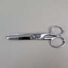 Gingher Sewing Fabric Scissors 5 Inch Blade Germany Bent Handle Chrome