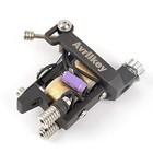 Tattoo Machine Gun Shader 10 Wrap Coil Dual Motor Black Color