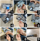 Stainless Steel Automatic Dispenser Drinking Water Bowl Pet Cat Dog Livestock
