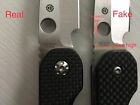Spyderco C240cfp Smock Carbon Fiber Handle W s30v Steel Blade Folding Knife Read