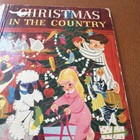 Vintage Little Golden Book 1950 1st Edition Christmas In The Country   Some Wear