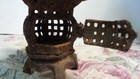 Vtgjapanese Cast Iron7  Pagoda Garden Lantern Hanging Candle Holder Rusted
