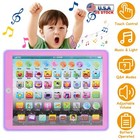 Baby Learning Tablet Machine Kid Early Educational Study Pad Toddler Gift Toy