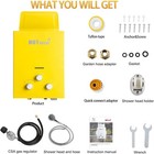 Portable Water Heater 1 32 Gpm Propane Tankless Water Heater For Camping Rv