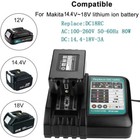 Rapid Battery Charger For Makita Dc18rf 14 4v-18v Lxt Bl1830 Bl1450 Lithium-ion
