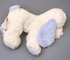 Toys R Us Animal Alley 11    Blue White Puppy Dog Soft Plush Nwt Htf