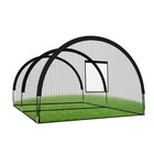 Hitting Net 32ft Baseball Batting Cage Heavy-duty W  Sturdy Frame Training Cage