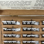 Kingsley Machine Co Small Elegance Initials Die Set Hot Foil Original Wood Box