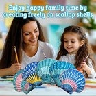 15 Pcs White Seashell  2-3 Inch White Scallop Shells Large For Crafts Home Decor