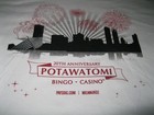 Potawatomi Casino White T Shirt Adult Xl Unisex - Fireworks 20th Anniversary-new