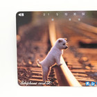 Japanese Phone Card Used Setting Out Dog Design From Japan 1989 Very Rare