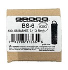 Groco Bs-6 304 Stainless Steel Raw Water Strainer Basket 3 1    X 10 4    New