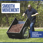 Strongway Garden Cart  400-lb  Capacity  14 Cu  Ft   48in l X 29in w