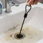 4pcs Pvc Drain Clog Remover Tools  Sink Pipe Cleaning Hooks For Kitchen Bathroom