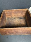 Antique Wood Box Primitive Pine Rusty Nails Farmhouse Country 12 5x10 75x5 5 