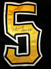 Josh Harrison Pittsburgh Pirates Signed Jersey Black Majestic Authentic Size 46