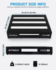 Strich Guitar Pedal Board Aluminum Alloy Small Effect Pedalboard 15   X 11 8  