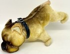 Nature Babies Mohair R  Dakin   Co  Vintage Plush Bulldog Dog