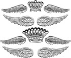 Metal Regal Adornments  10 Charms Per Pack  Various Sizes  Antique Nickel Finish