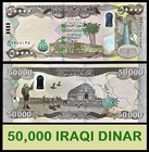Iraqi Dinar 5k 10k 25k 50k Iqd 50000 25000 10000 5000 Set Of 4 Banknotes Unc