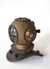 Navy Divers Helmet - Copper Brass Glass Vintage Miniature