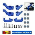 For 1 10 Traxxas Slash 2wd Front Caster Block Steering   Rear Stub Axle Carriers