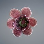 Vintage Handmade Seed Beads Flower - Victorian  French  6     Wire Construction