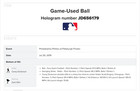 Pittsburgh Pirates 2019  world Champions 40 Years  Mlb Game Used Baseball Double