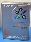 Vintage Sony Walkman Wm-dd Portable Cassette Player Silver Tested And Works 