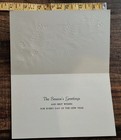 Vintage Mcm Christmas Greeting Card Nos Unused With Envelope 