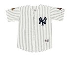 Jorge Posada 2001 New Yankees World Series Home White Jersey Men s Large