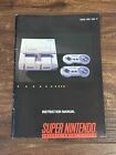 System W  Two Controllers 2 Console Snes Super Nintendo Instruction Manual Only 