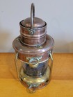  Antique Ship Anchor Brass Copper Metal Maritime Nautical Lamp Lantern 11 5 