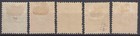 Netherlands Curacao 1889 Mi 19-23 Mint Hinged  2 5 Cents Never Hinged 