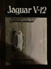Jaguar V-12 Ultimate Cat Vintage Sales Brochure 