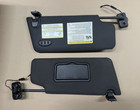 2009-2014 Ford F150 Left And Right Sun Visor Pair Black Viser F-150 F 150