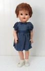 Vintage 16  Doll Hard Plastic 1950 s Walker Open Mouth Sleep Eyes