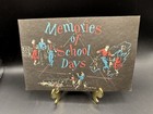 Vintage 1950s High School Memory Books Lot Of 2 Blank Sock Hop Graphics Ephemera