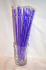 Reusable Straws Clear Solid Colors Plastic Acrylic 9    Rings Bpa Free Sealed  2