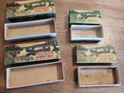 4 Vintage Pflueger Fishing Lure Boxes