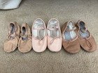 Toddler Girl Ballet Shoes Lot Size 11 1 2b And 12 And 12 1 2