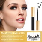 Magnetic Eyelashes  14 Pairs False Lashes With 3 Tubes Of Magnetic Eyeliner     