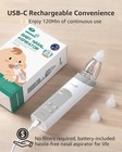 Nasal Aspirator For Baby Or Toddler  3 Silicone Tips  Adjustable Suction Level
