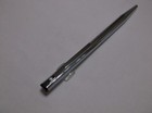 Sheaffer White Dot Trz Bright Chrome Ballpoint Pen