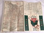 Vintage  1930s Conoco Travel Bureau Utah  Highway Gas Station Travel Road Map