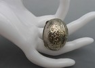 Vintage Silver Plated Or 800 Silver Walnut Shell Shaped Hinged Trinket Pill Box