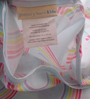 New Pottery Barn Kids Organic Rainbow Toddler Duvet Color  Blue
